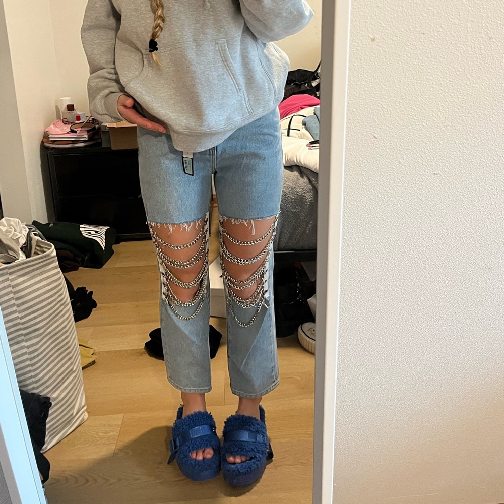 Carmar Chain jeans NWT